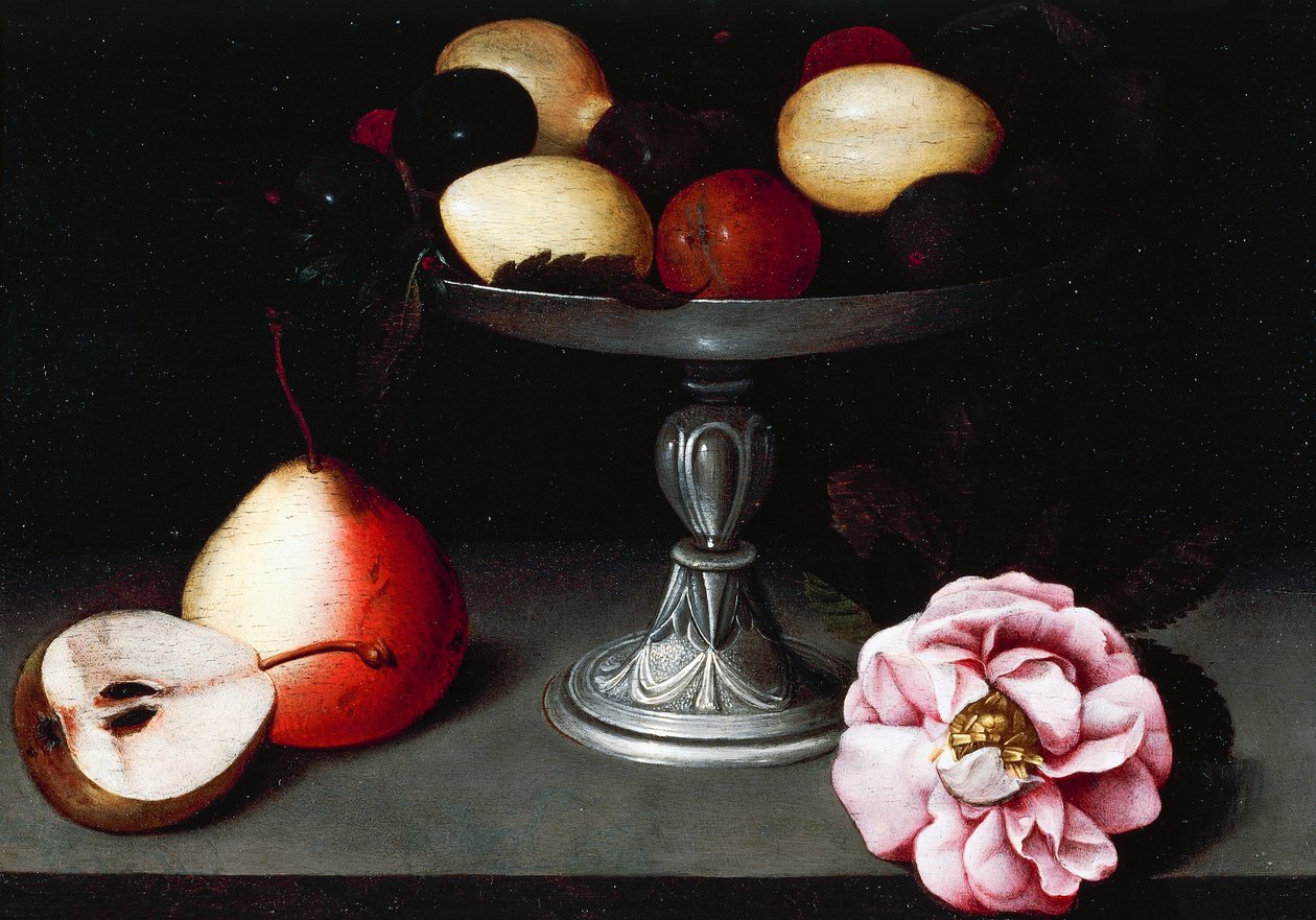 Erik, armut ve gül ile stand, yaklaşık 1602, Fede Galizia (1578-1630) by Fede Galizia