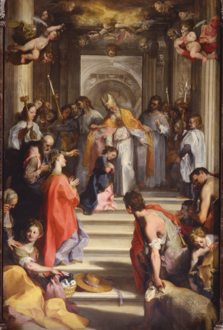 Tapınakta Sunum, 1593-94 by Federico Barocci