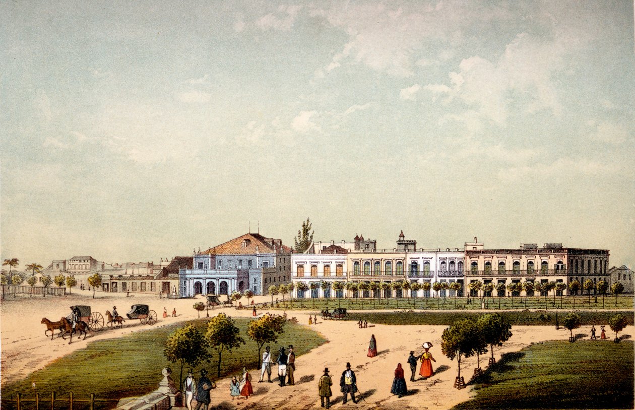 Teatro de Tacon ve Paseo de Isabel II