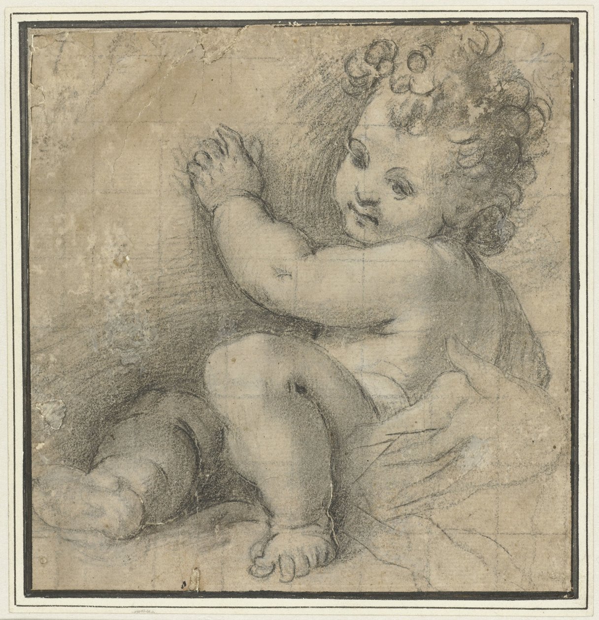 Meryem eli ile İsa çocuk by Federico Barocci