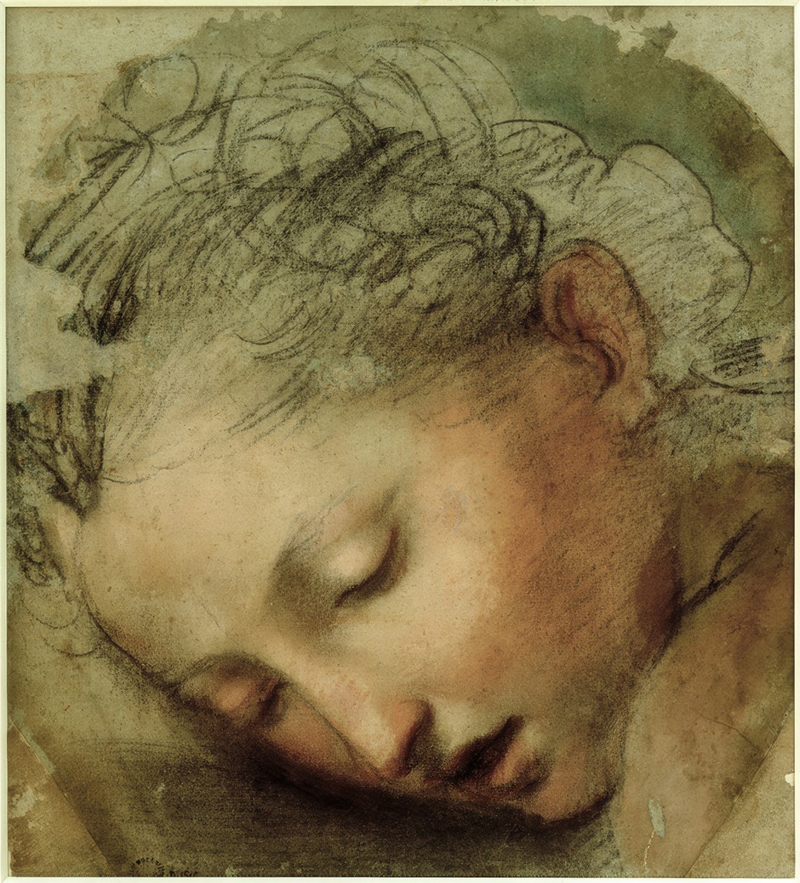 Kadının başı, 1568 by Federico Barocci
