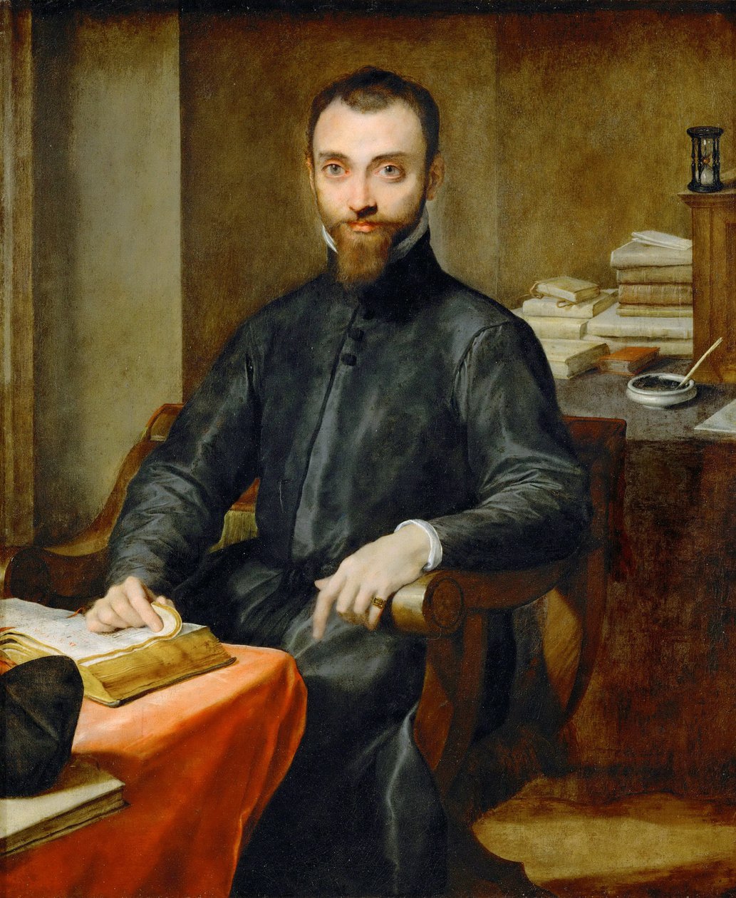 Monsenyör Giuliano della Rovere (1559-1621) - Federigo Barocci (1528-1612). Tuval üzerine yağlı boya, yaklaşık 1595. Ebat: 117x97,5 cm. Sanat Tarihi Müzesi, Viyana by Federico Fiori Barocci or Baroccio