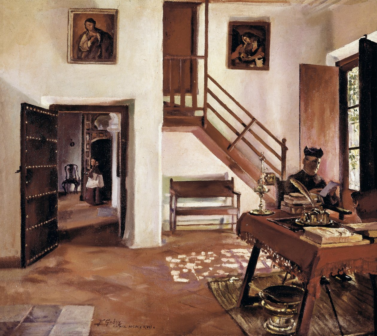Capuchin manastırının içi (Resim by Federico Godoy y Castro