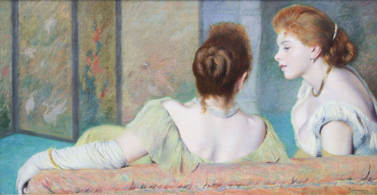 Fransızca:  Causerie
İtalyanca: Sul divano by Federico Zandomeneghi