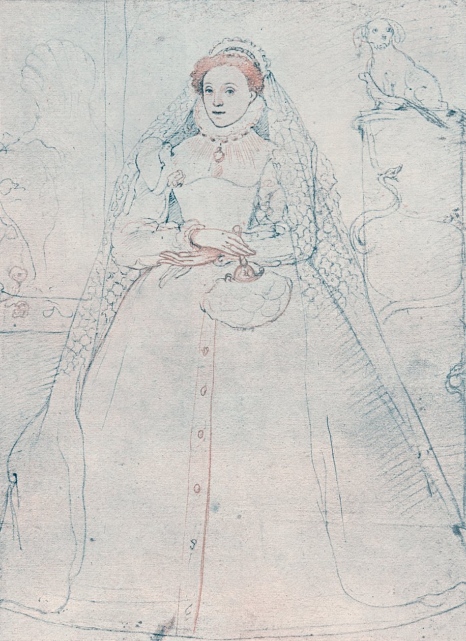 Elizabeth I, İngiltere ve İrlanda Kraliçesi, 1575 by Federico Zuccaro
