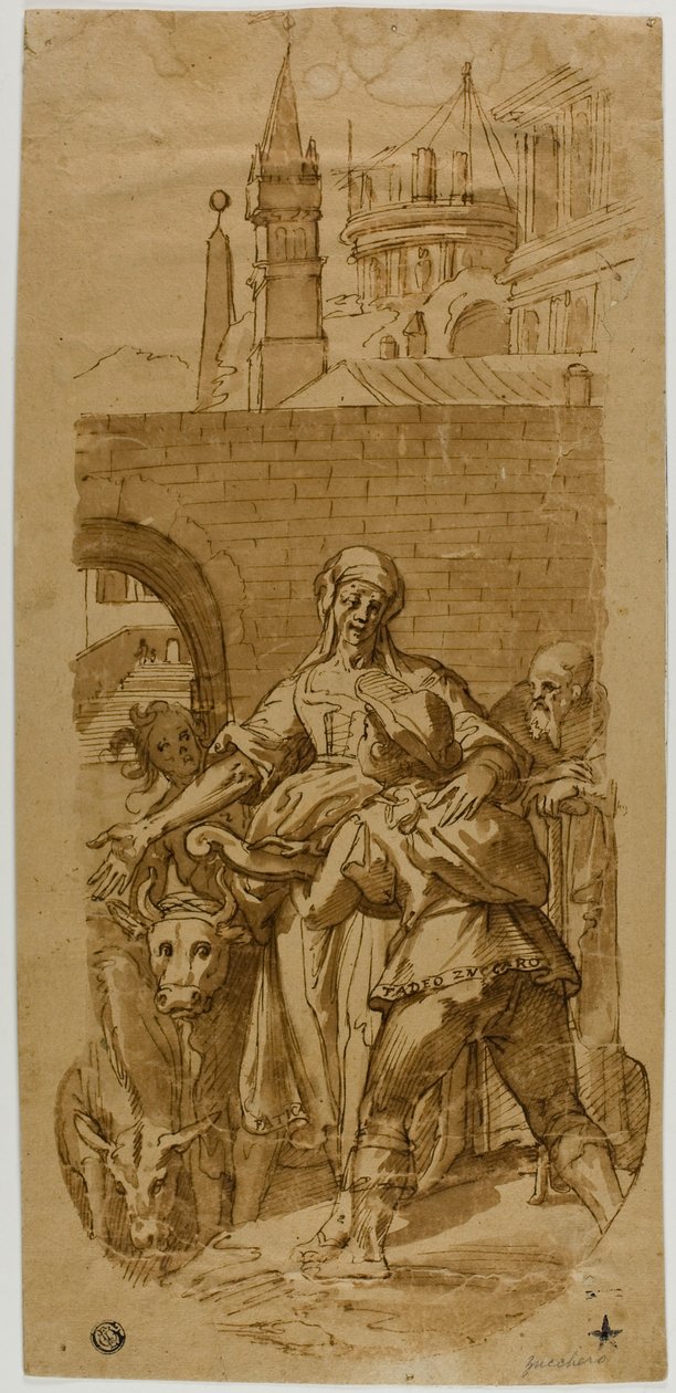 Taddeo Zuccaro, Roma