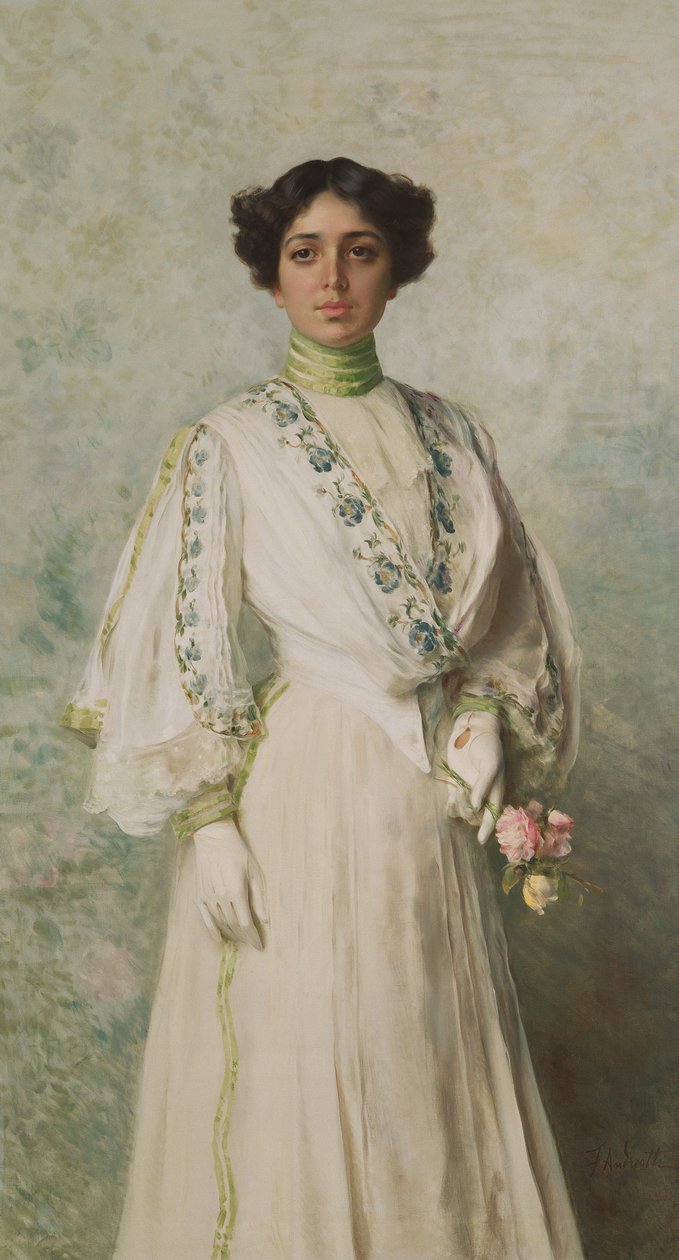 Giulia Rosaitricca'nın Portresi by Federigo Andreotti