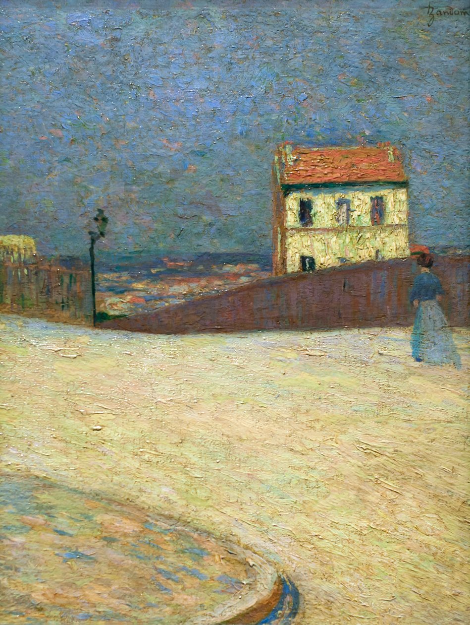 Montmartre'deki küçük ev, yaklaşık 1875 (tuval üzerine yağlı boya) by Federigo Zandomeneghi