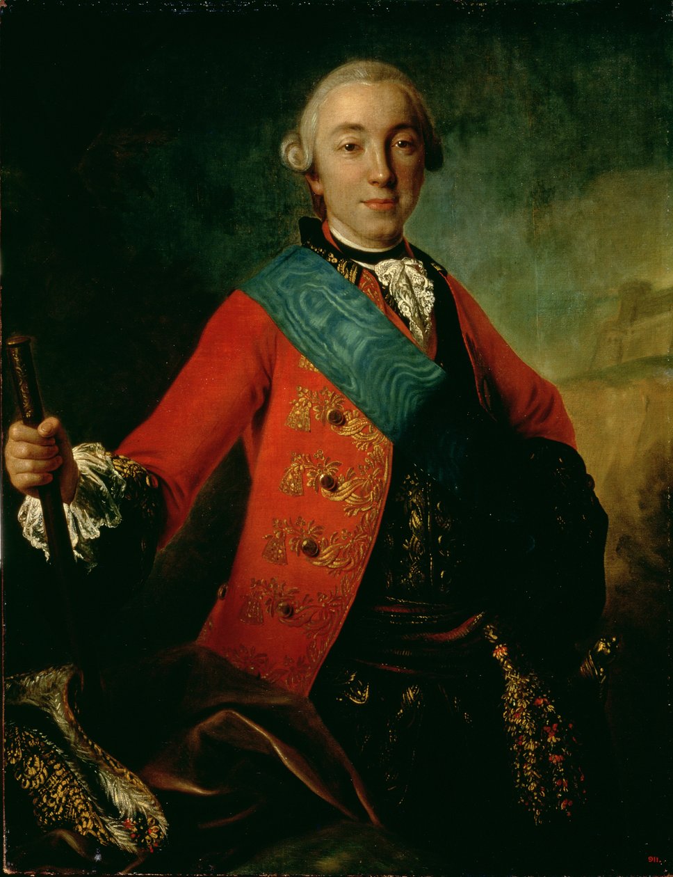 Petr Fedorovich'in Portresi (1728-62) 1758 by Fedor Stepanovich Rokotov