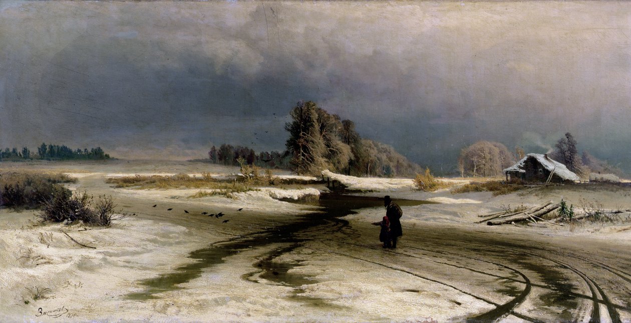 Çözülme, 1871 by Fedor Aleksandrovich Vasiliev