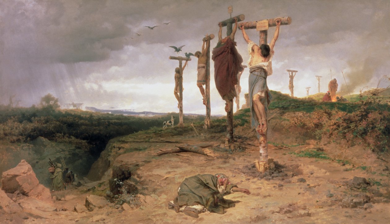 Lanetli Tarla, Roma İmparatorluğu'ndaki İnfaz yeri by Fedor Andreevich Bronnikov