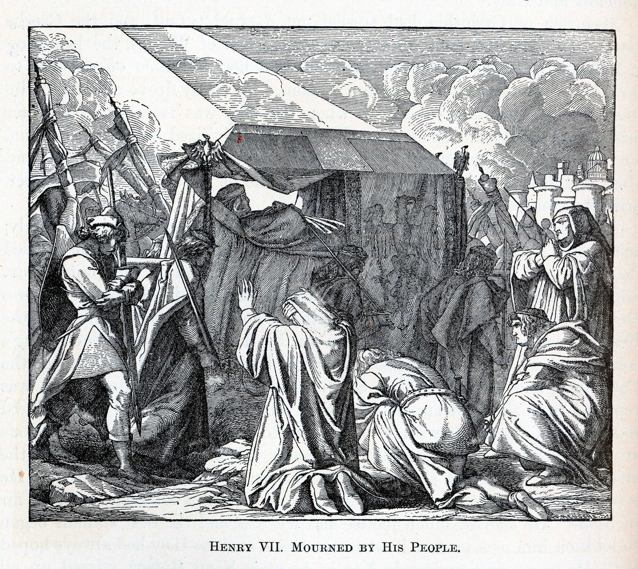 Henry VII, Halkının Yasını Tuttu, 1882 by Fedor Reusche