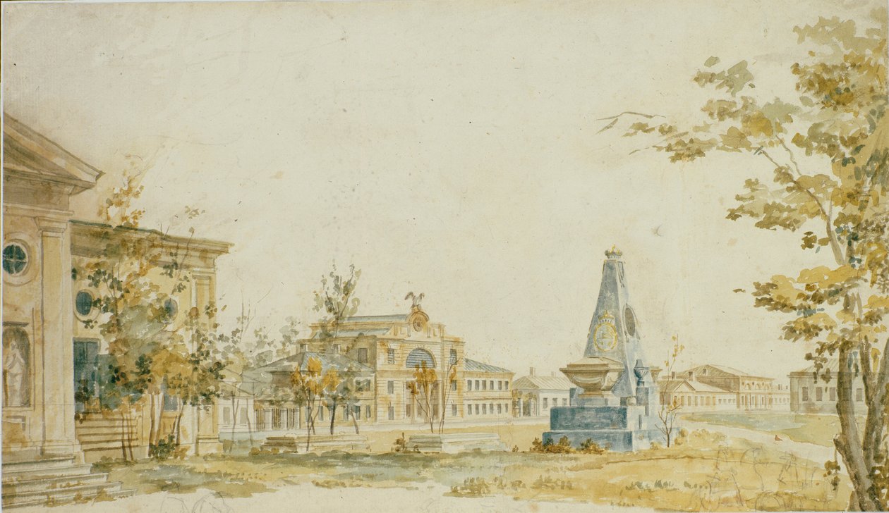 Herson'daki Meydan, 1797 by Fedor Yakovlevich Alekseev
