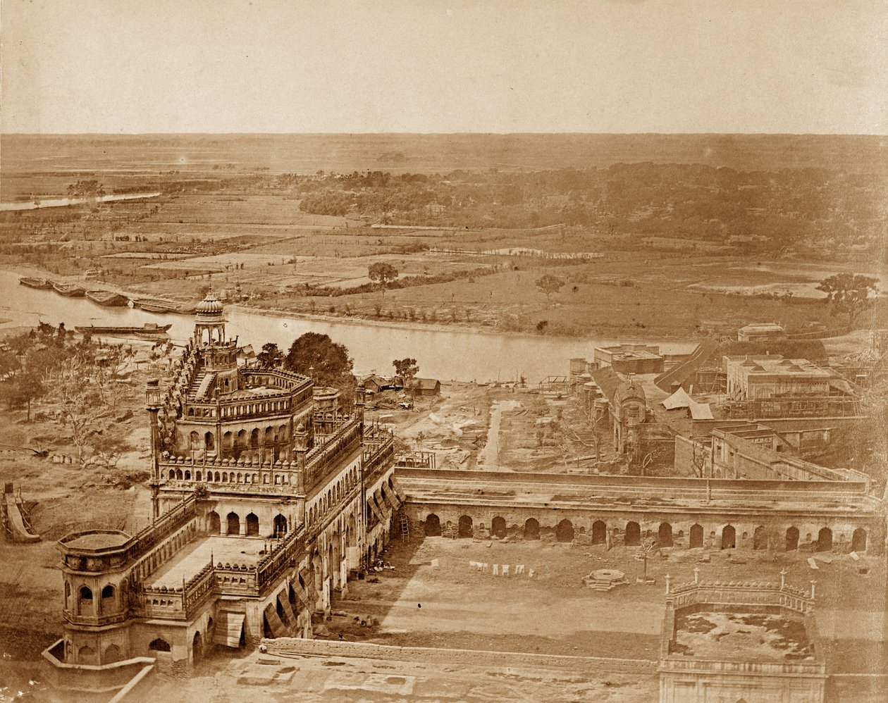 MachiBoran, Lucknow Panoraması by Felice Beato