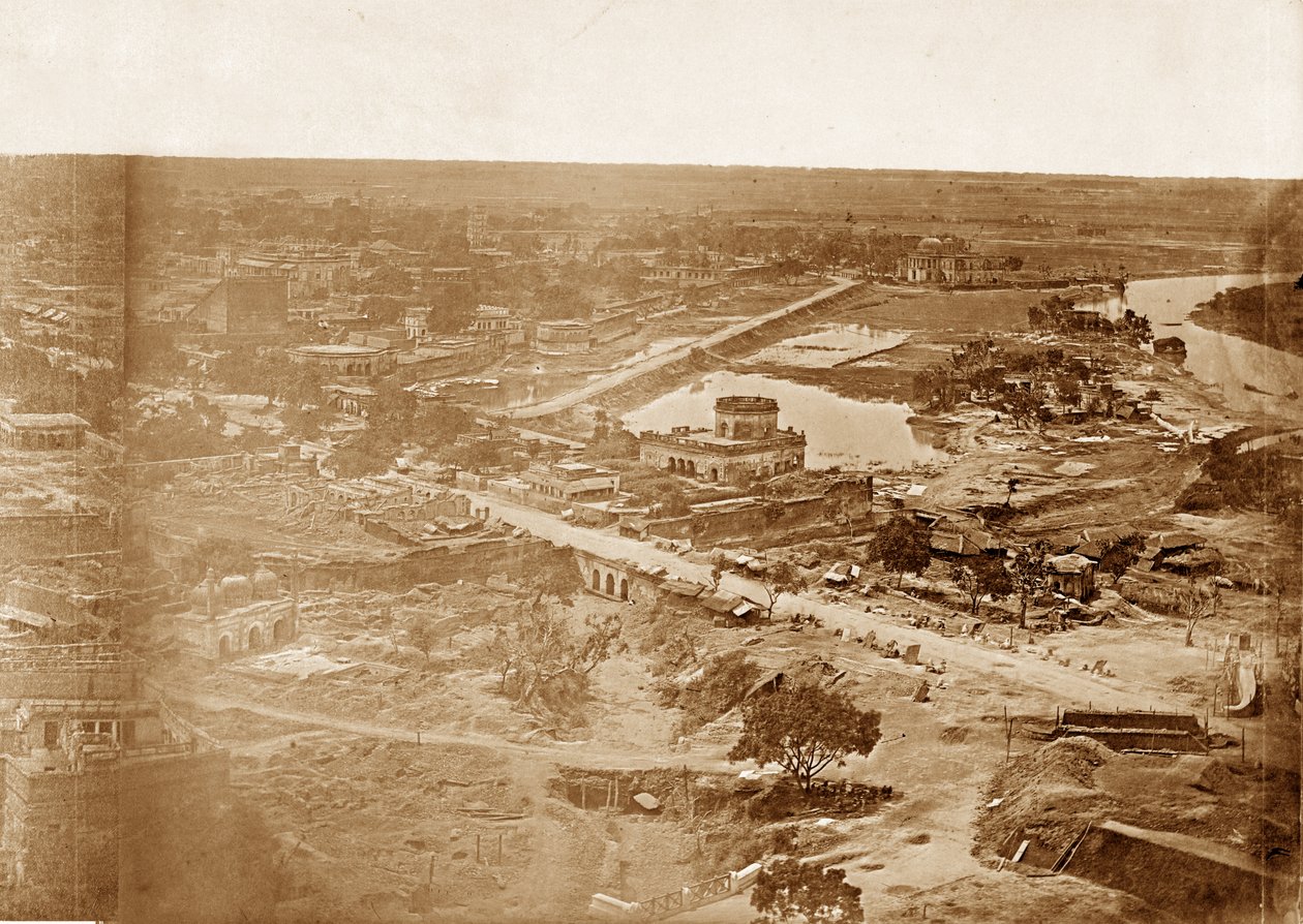 MachiBoran, Lucknow Panoraması by Felice Beato