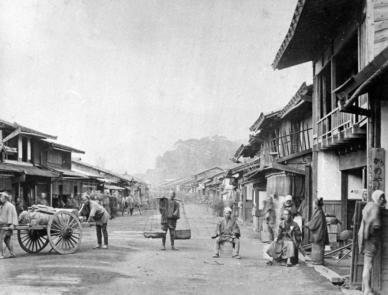 Odowara Kasabası, 1860