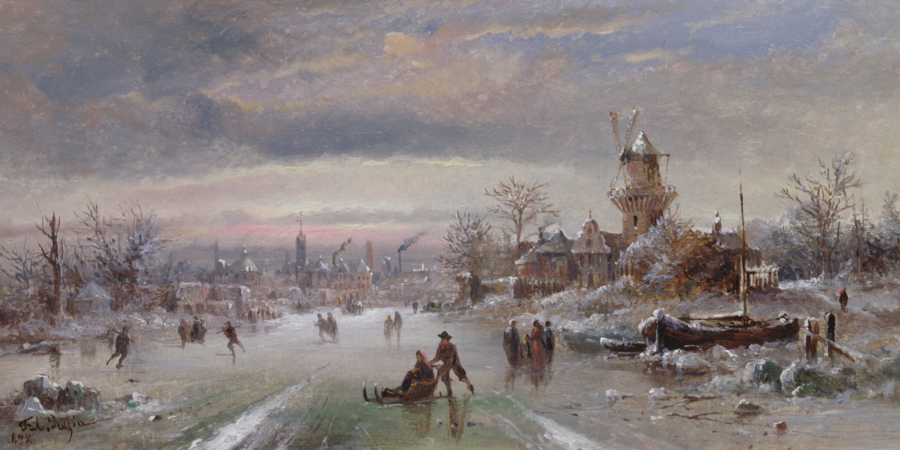 Günün Kapanışında, 1898 by Felice A. Rezia