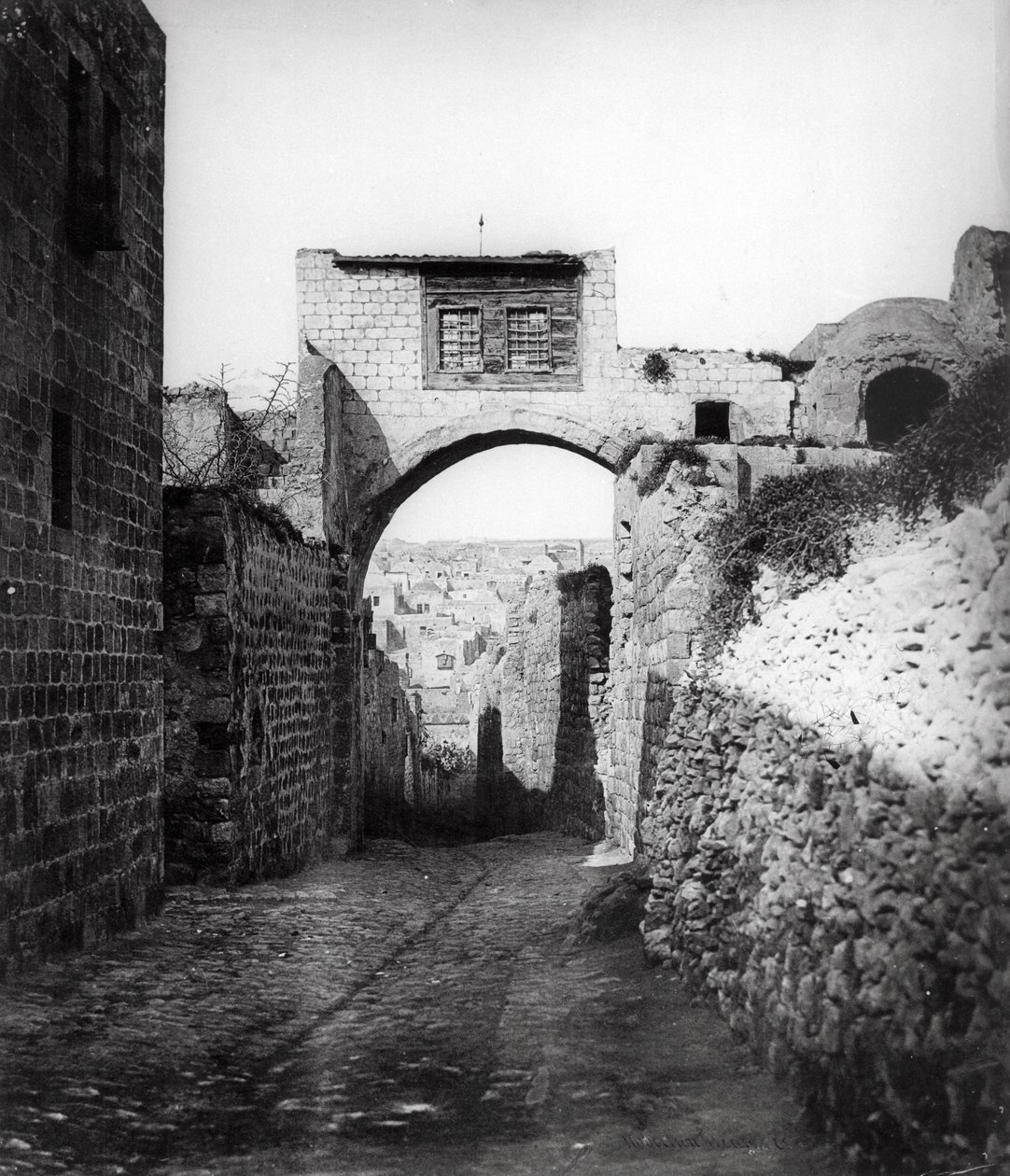 Bakın Homo Arch, 1857 by Felice Beato