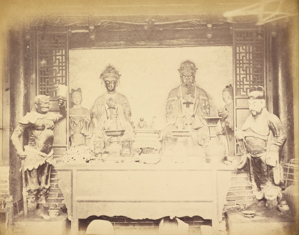 Karargah Binası, 1. Bölüm, Pehtang, Çin, 1 Ağustos 1860 by Felice Beato