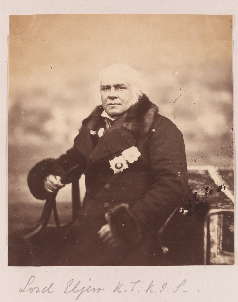 James Bruce sekizinci Elgin Kontu, 1860 by Felice Beato