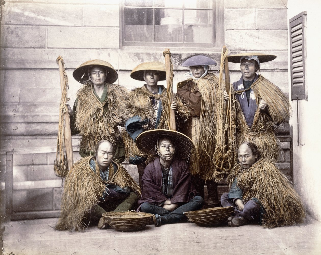 Japon Yakonin Tören Elbisesi İçinde, 1868 dolayları by Felice Beato