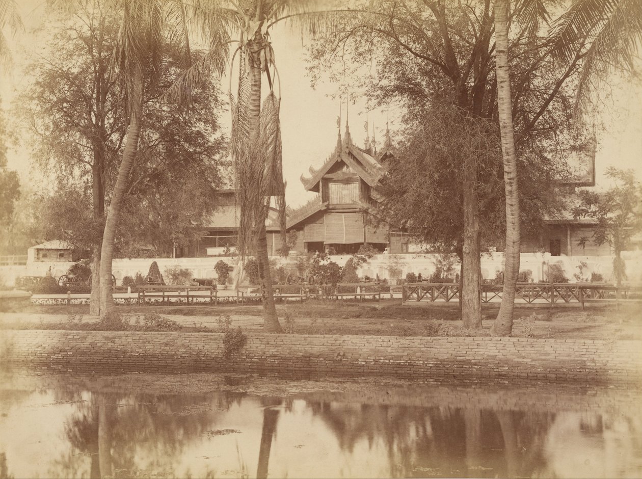 Mandalay, şimdi Syim Khana U.B.C. by Felice Beato