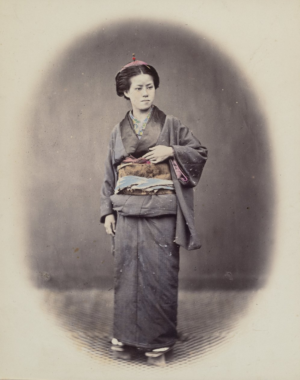 Bir Kadının Portresi, 1868. by Felice Beato