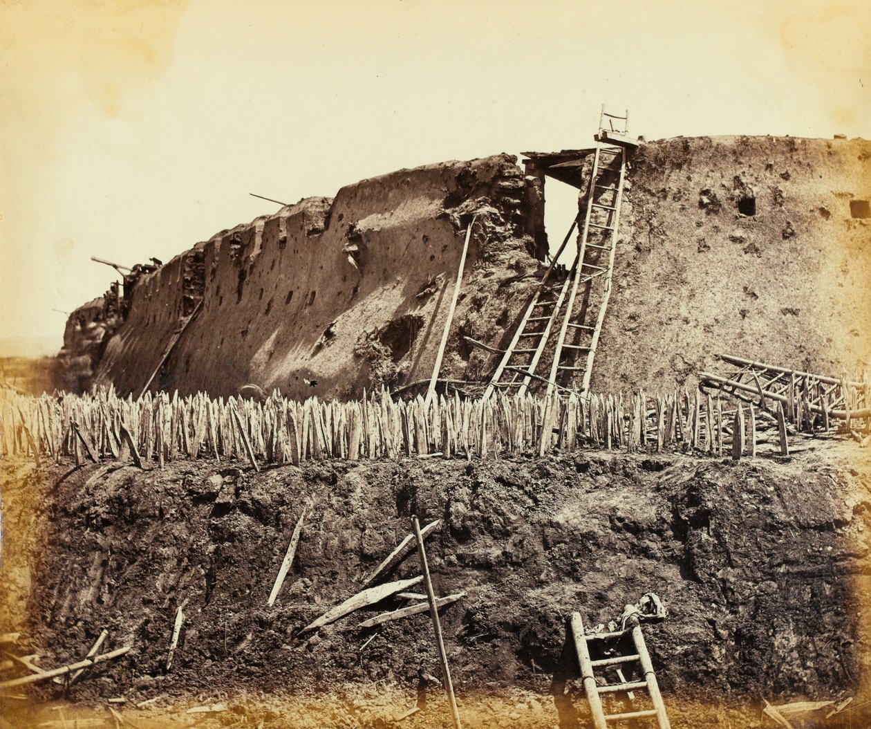 Kuzey Taku Kalesi, Çin, 1860 by Felice Beato