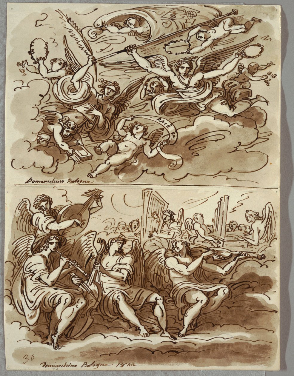 Şehitlik Sembolleri Taşıyan Melekler, Domenichino