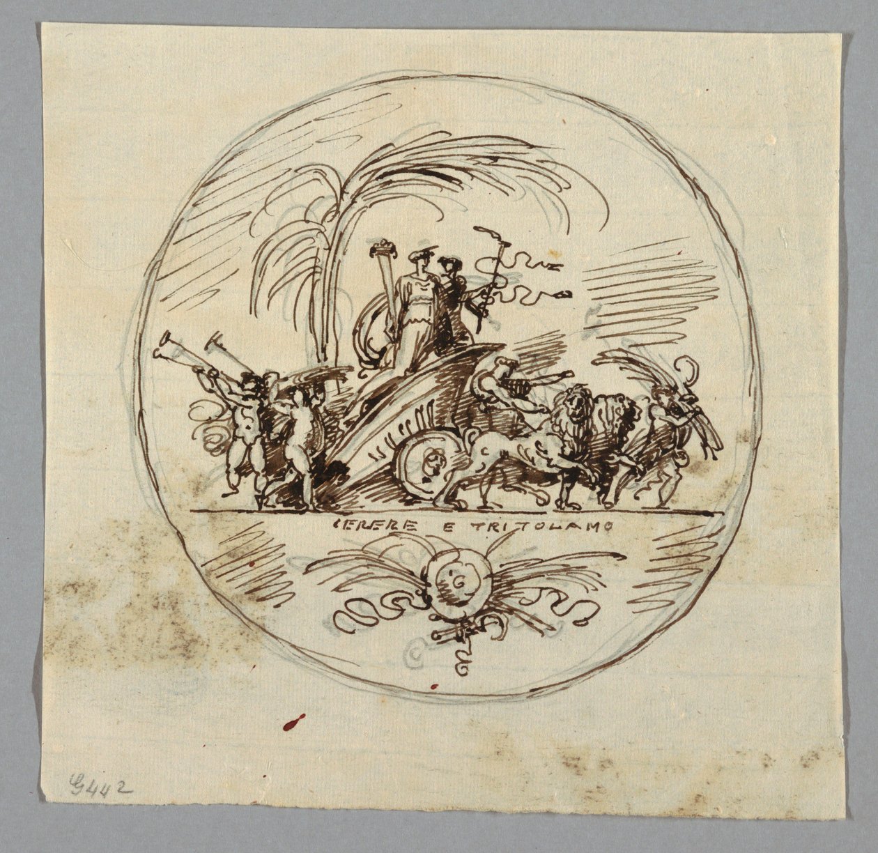 Ceres ve Triptolemus by Felice Giani