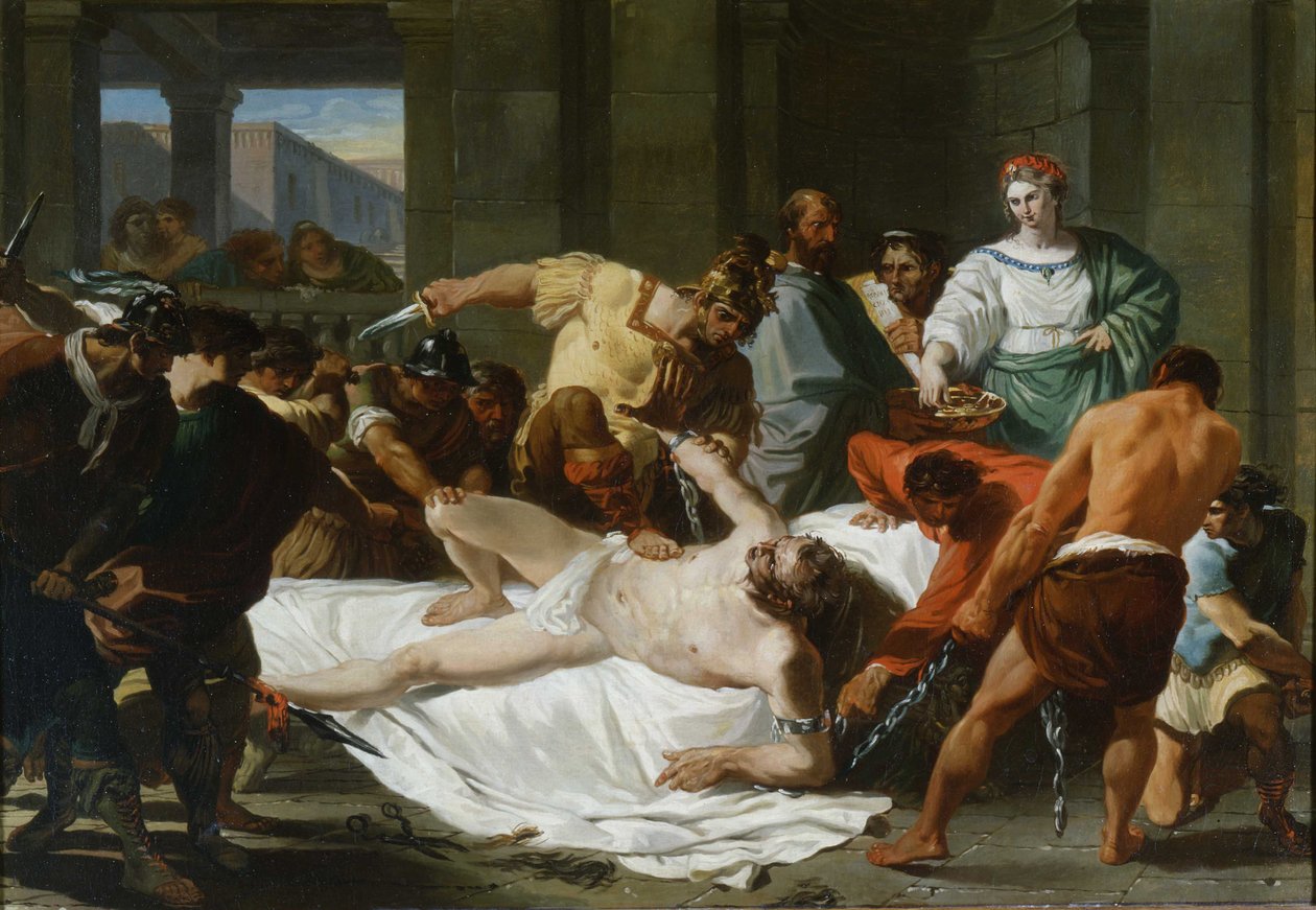 Filistliler tarafından Delilahs İhaneti ve Samsons Hapishanesi, 1784 by Felice Giani