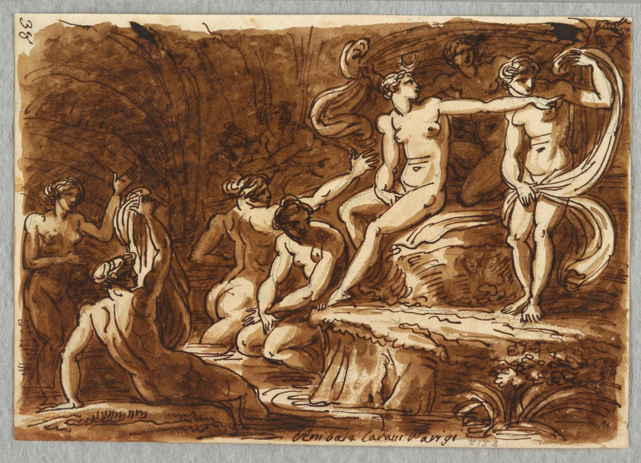 Diana ve Callisto by Felice Giani