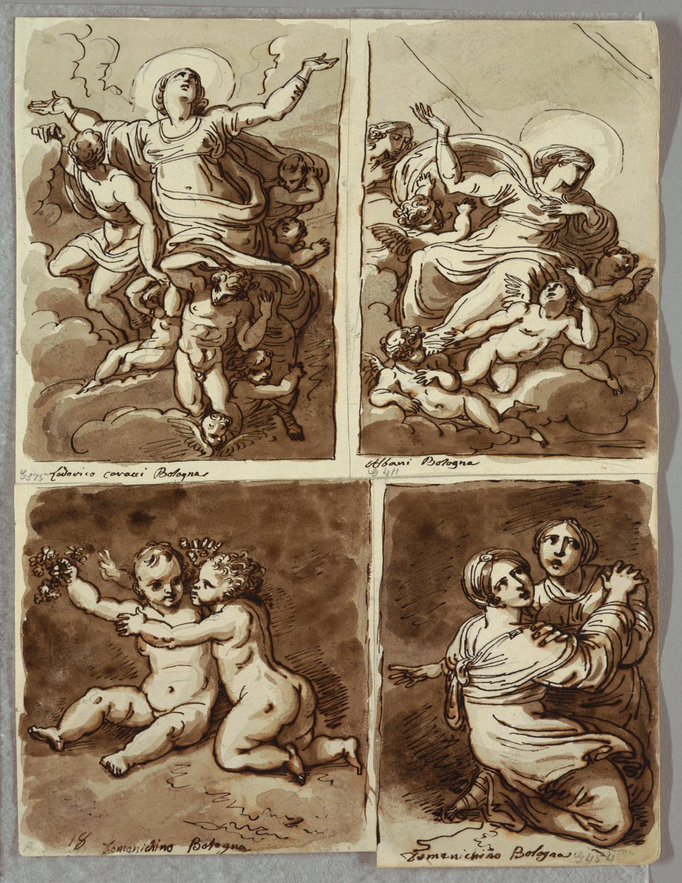 Lunette ile St. Peter ve St.Paul ile St. Matta ve Peygamber İşaya, Sebastiano del Piombo