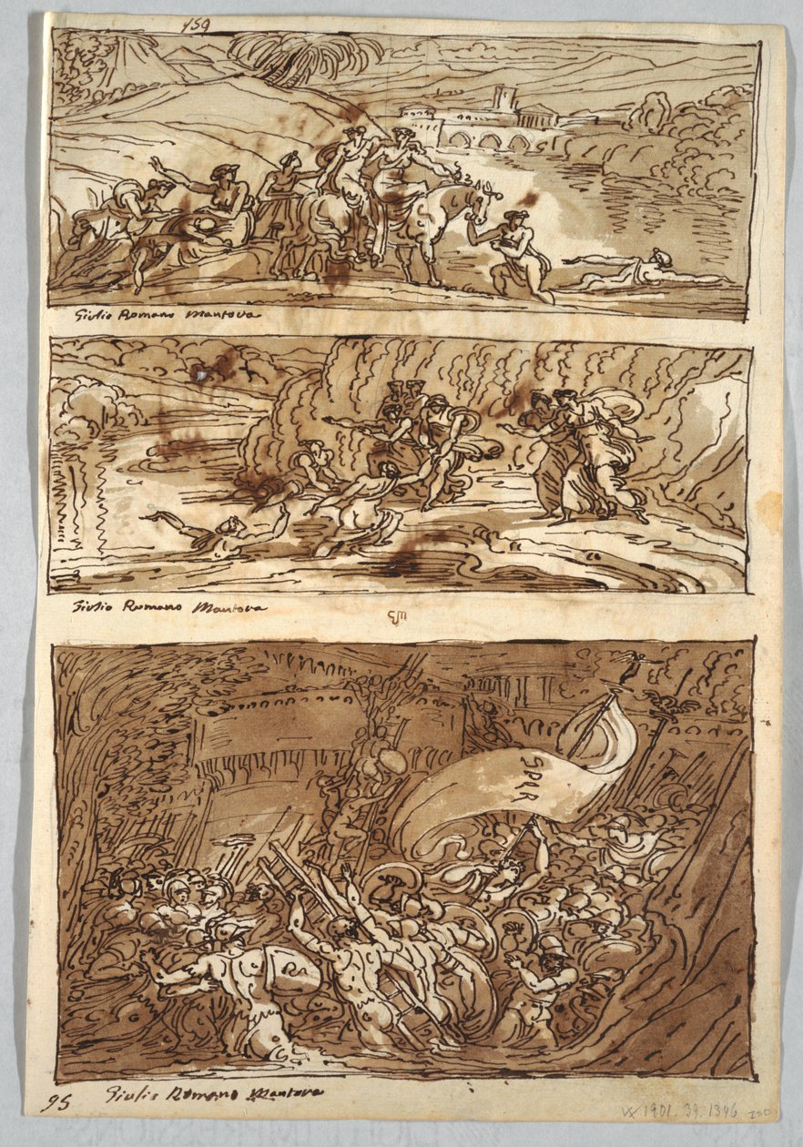 Eskiz Defteri Sayfası, Folio 95: Giulio Romano