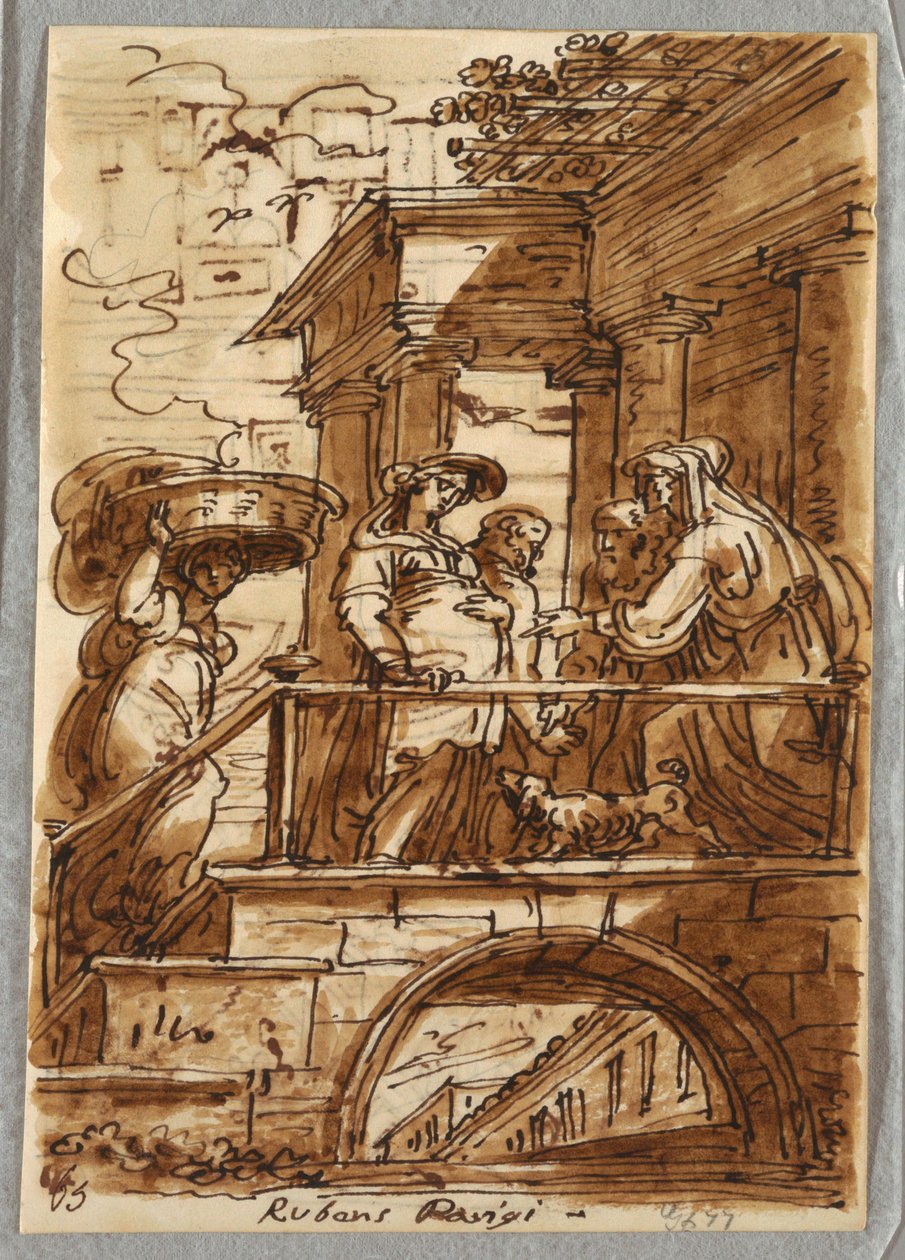 Ziyaretin İncelenmesi, Peter Paul Rubens'ten Sonra by Felice Giani