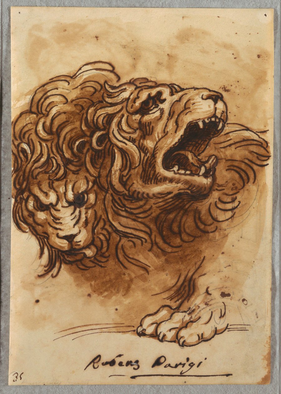 iki aslan başı by Felice Giani
