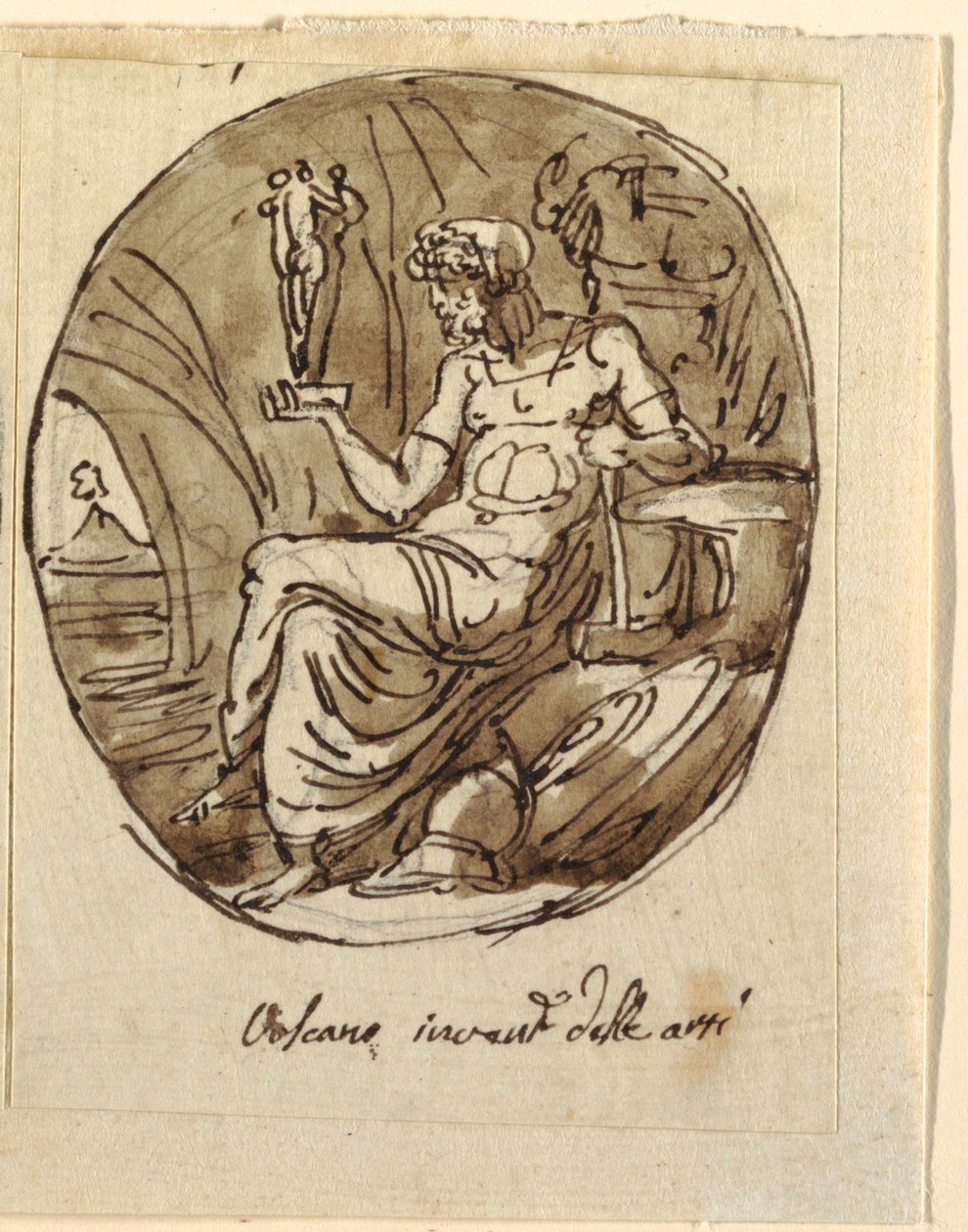 Vulcan, Tonozlu Tavan Tasarımı, Sala dei Legislatori, Palazzo Conti-Sinibaldi, Faenza by Felice Giani