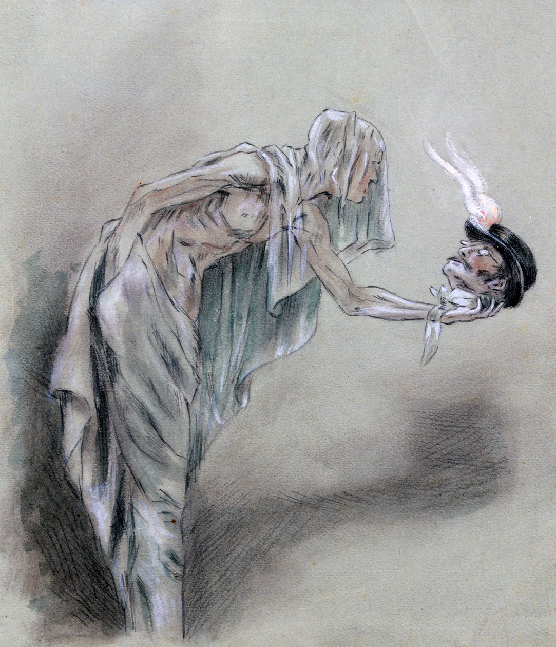 Geçenler Arasında, c1850-1898 by Felicien Joseph Victor Rops