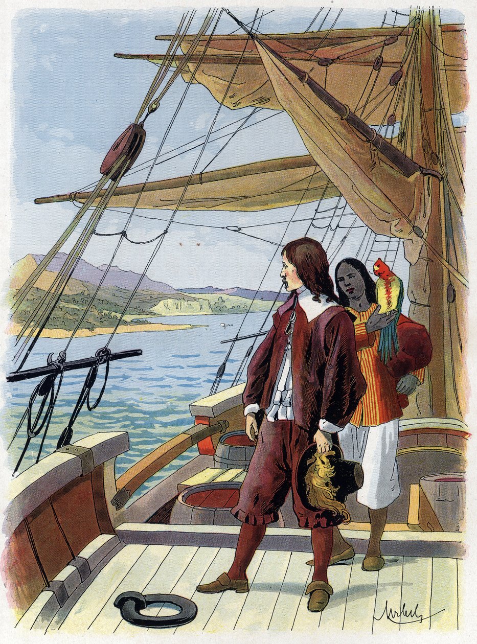 Robinson Crusoe adasını terk ediyor - Felician MYRBACH MYRBACH RHEINFELD