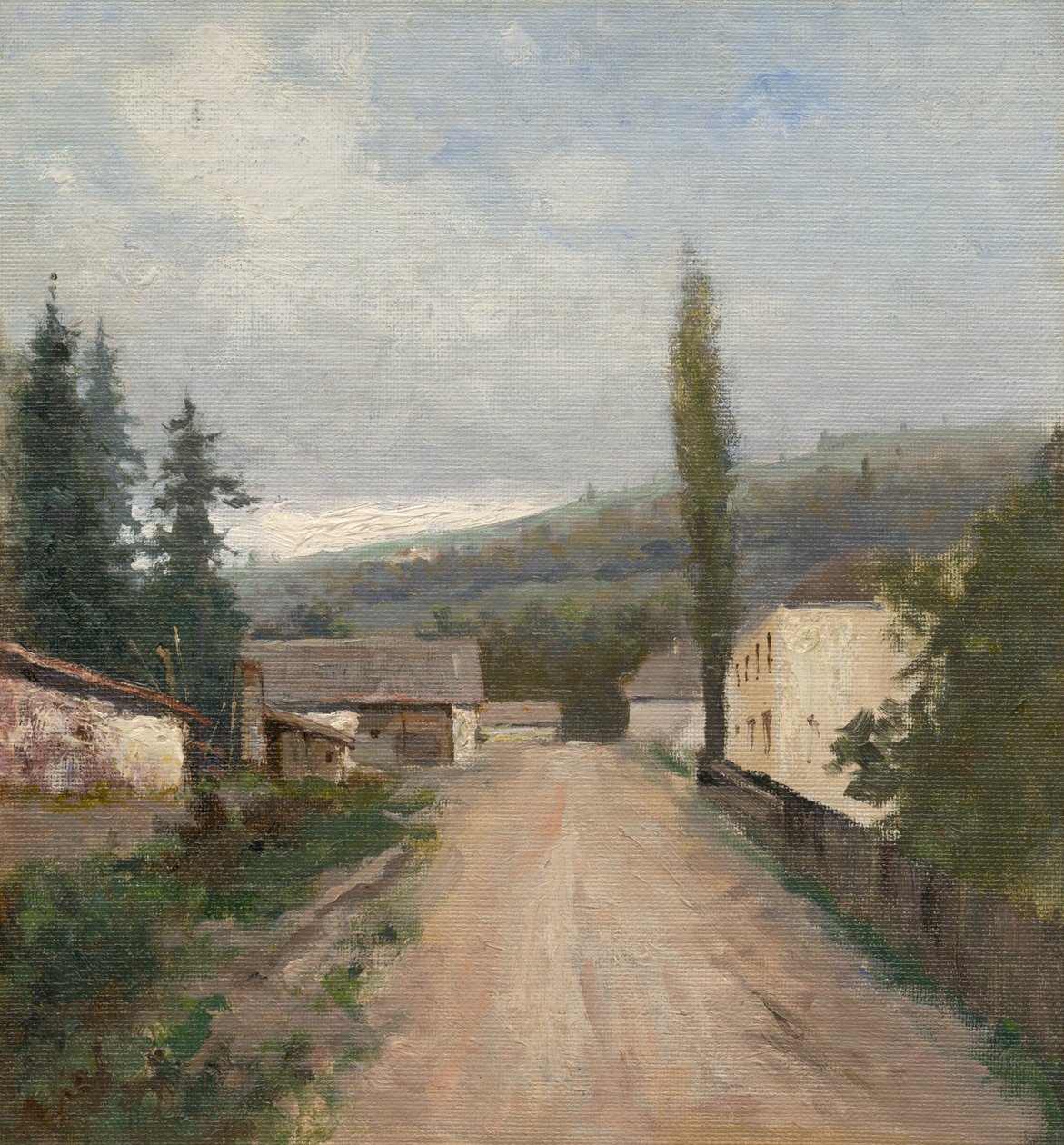 Batı Slovak Köyünden by Felicián Moczik