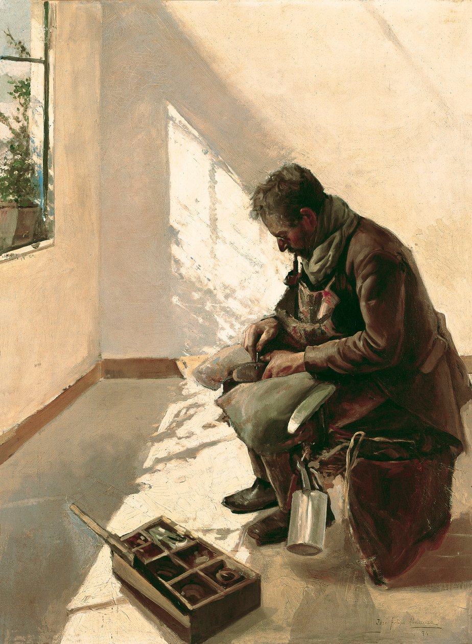 ayakkabıcı by Felipe Abarzuza y Rodriguez de Arias