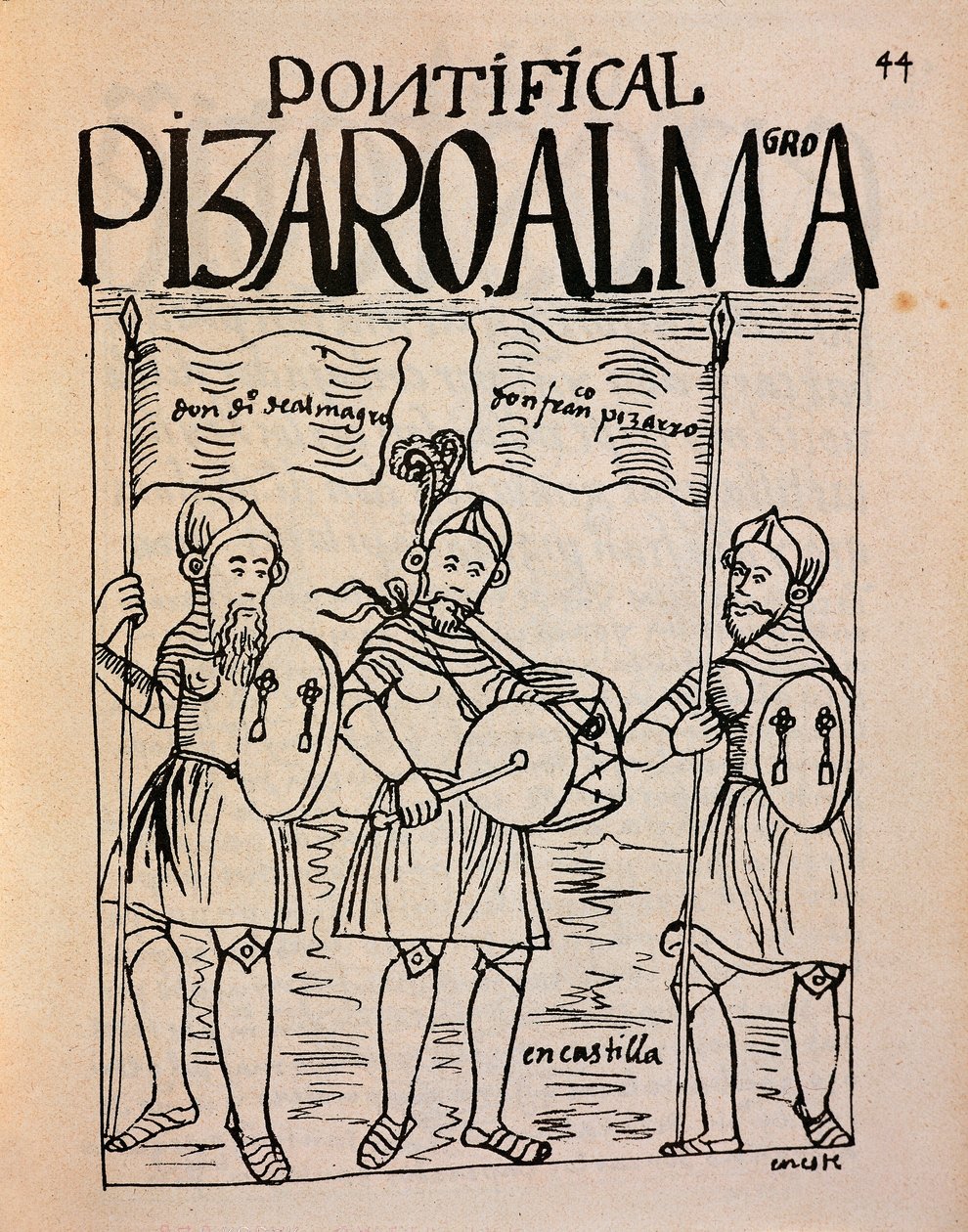 Francisco Pizarro ve Teğmen Diego de Almagro