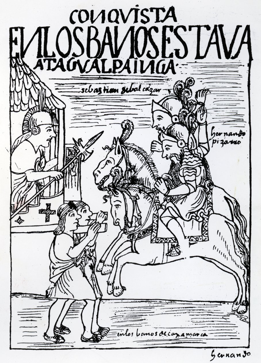 Sebastian de Benalcazar ve Hernando Pizarro, Cajamarca
