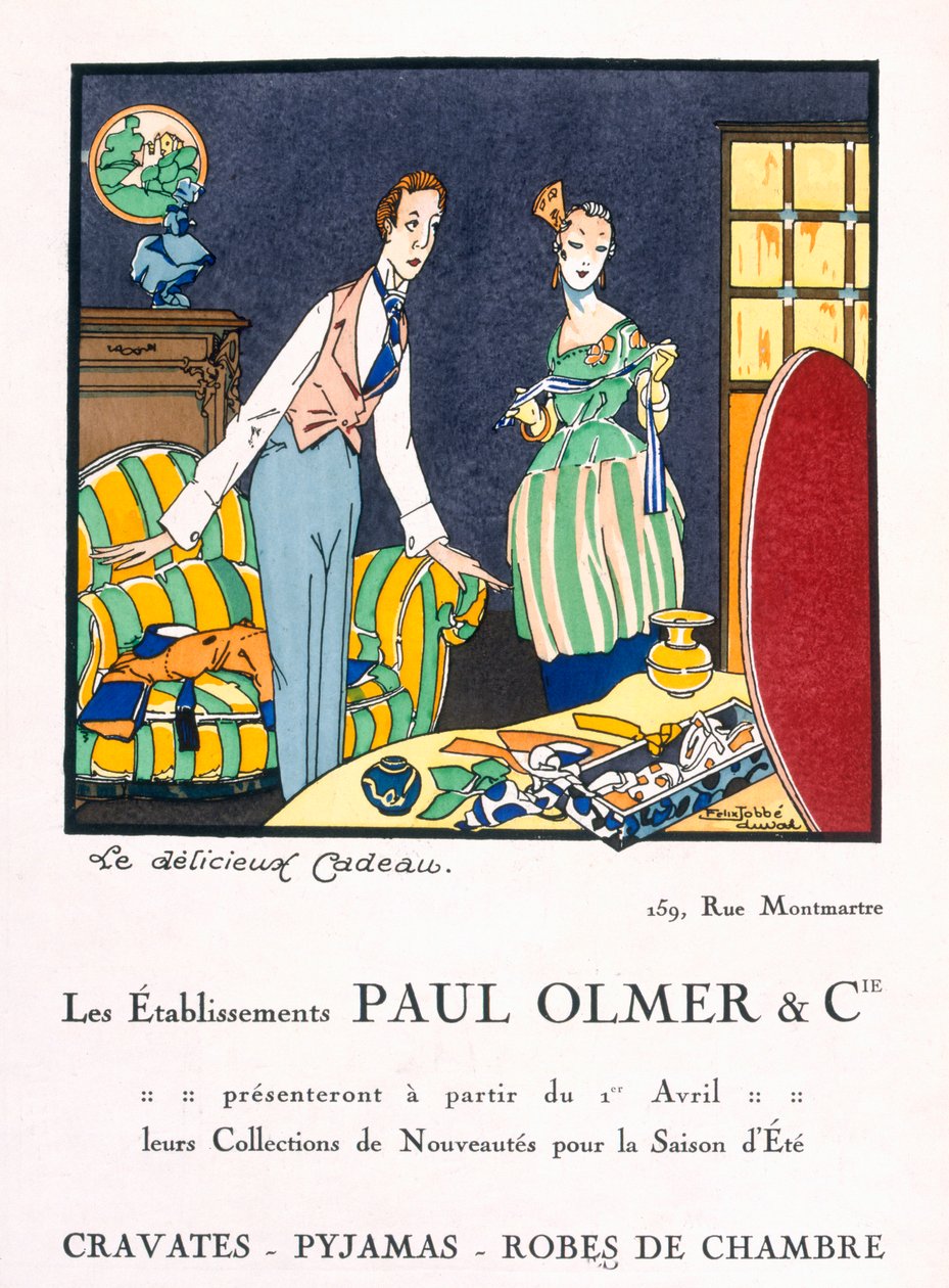 Paul Olmers Yaz Koleksiyonu için reklam, c.1920