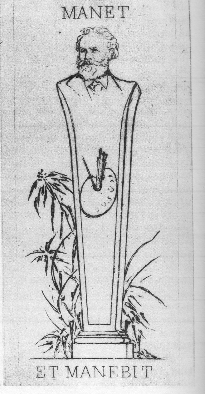 Manet ve Manebit, NB by Felix Bracquemond
