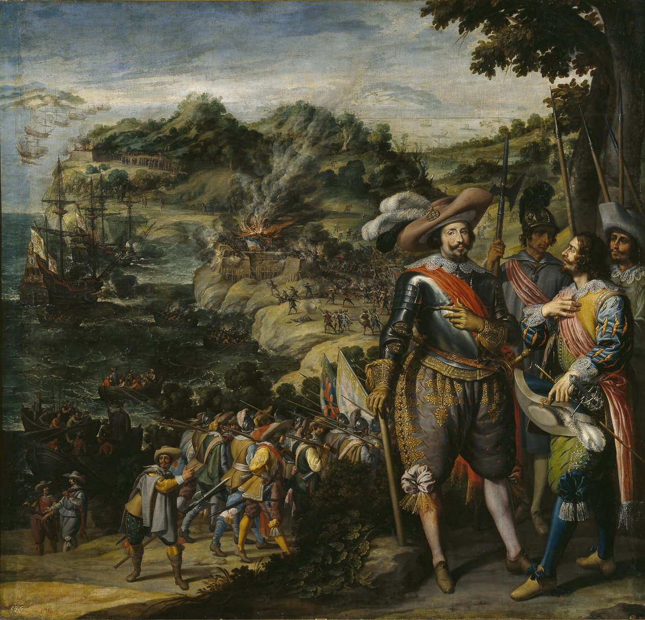 San Cristóbal adasının kurtarılması by Felix Castello