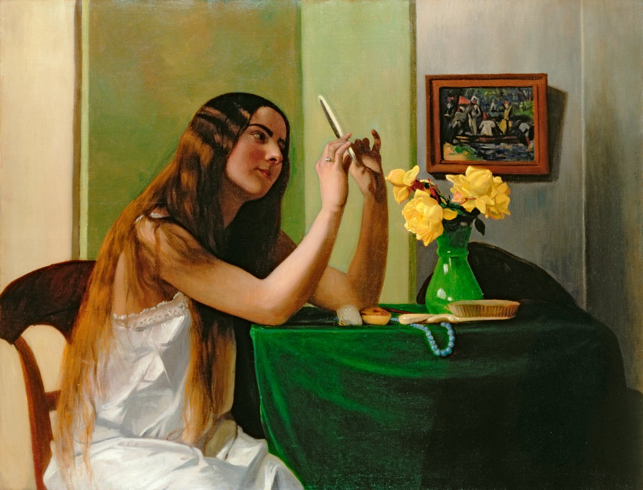 Tuvalet Masasında, 1911 by Felix Edouard Vallotton