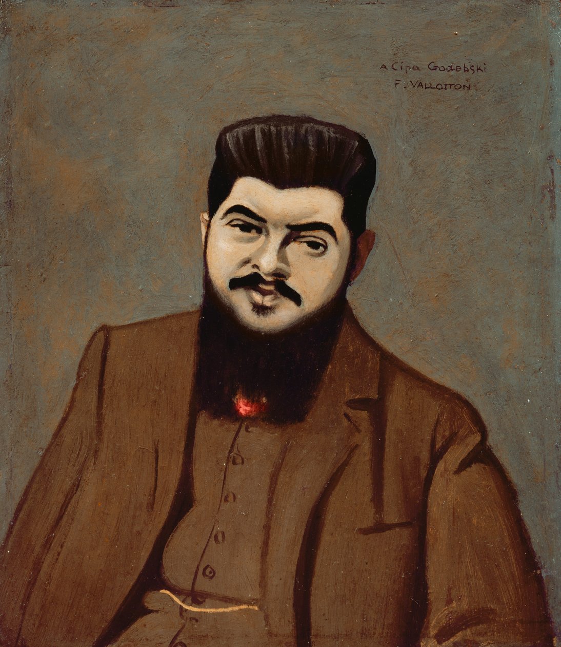 Cipa Godebski, 1902 by Felix Edouard Vallotton