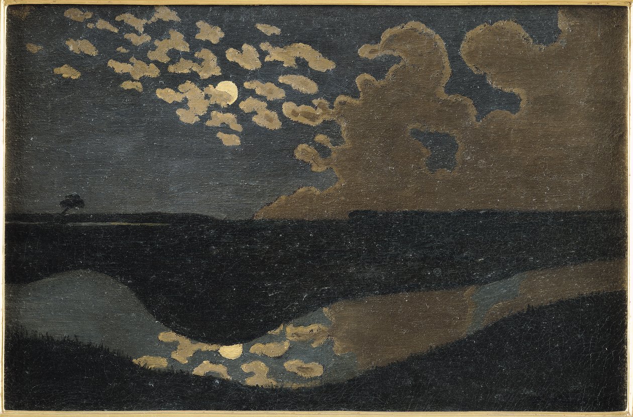 Ay ışığı, 1894 by Felix Edouard Vallotton