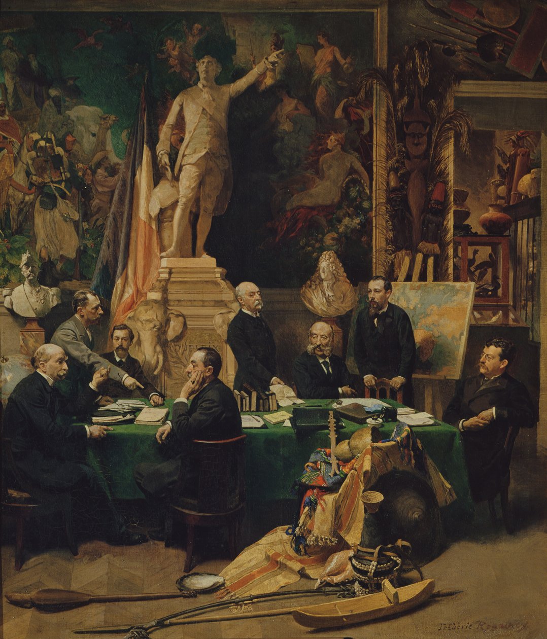 Koloni Delegeleri ve Jules Ferry (1832-93) 1892 by Felix Regamey